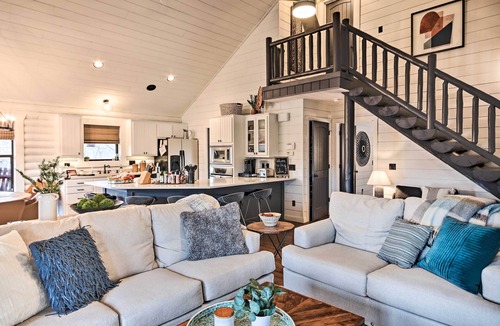 Maysville Cabin | Enchanting Forested Cabin w/Fire Pit & Grill