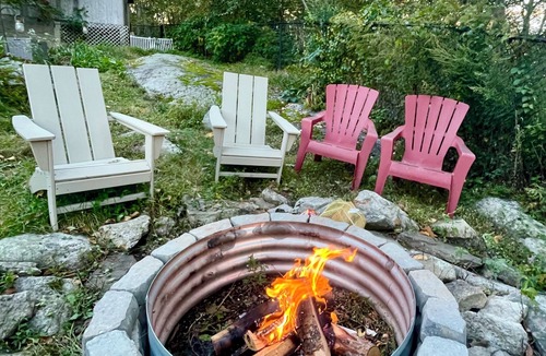 Carmel Ski Chalet | Enchanting Lake front chalet with backyard and fire pit. Dog friendly.