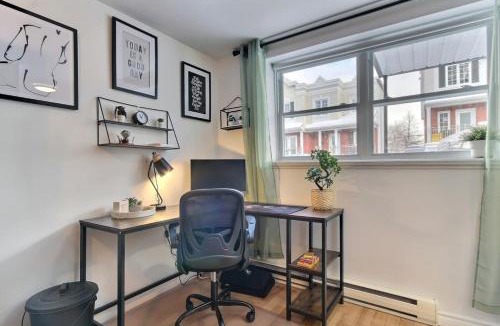 Saint-Sauveur Apartment | Enchanting Loft - Fireplace AC Quebec Downtown