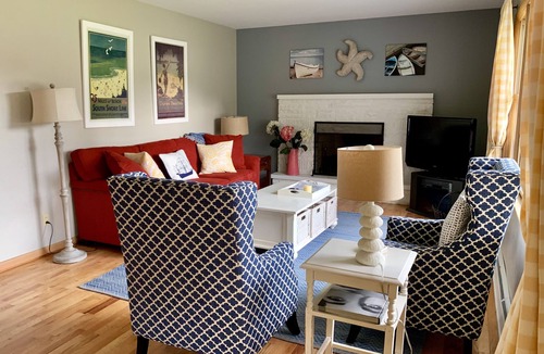 Grand Beach House | Endless Summer Escape, Charming Cottage: 1 blk from beach!
