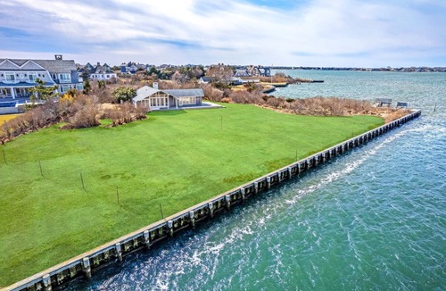 Quogue House | Endless water views of the bay and walk to the ocean!