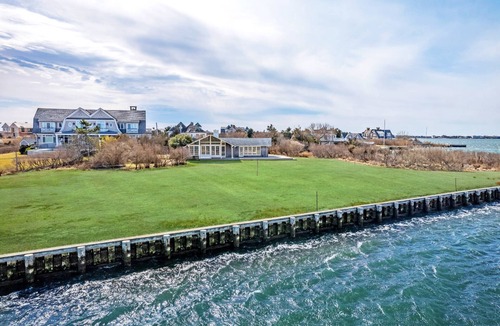 Quogue House | Endless water views of the bay and walk to the ocean!