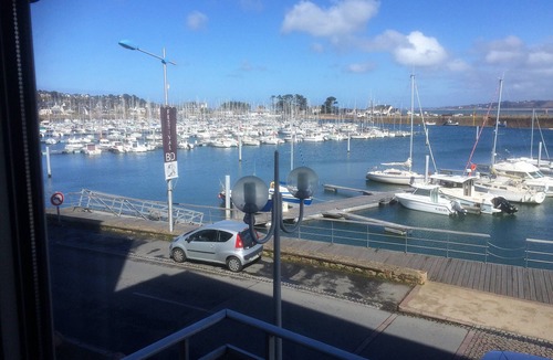 Perros-Guirec Apartment | ENEZ ROUZIC, balcony on the marina