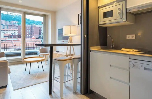 Castanos Hotel | Enjoy a Fully Furnished Studio Perfect for Long Bilbao Visits