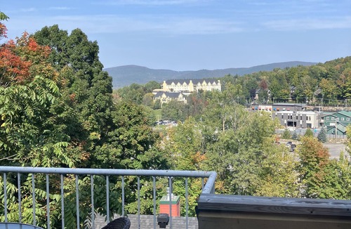 Bromont Condo | Enjoy a nice ski in ski out vacation in this cozy condo with fireplace.