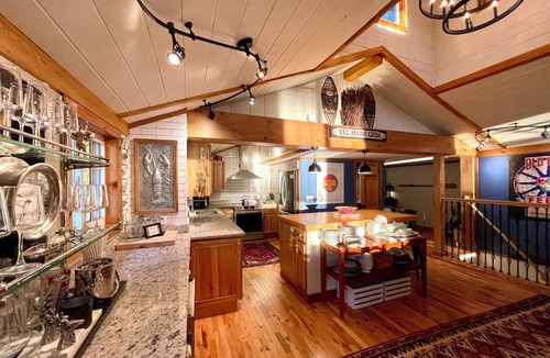 Embden House | Enjoy a pristine Maine lake. PRIVATE Waterfront. Elevated Rustic Luxury