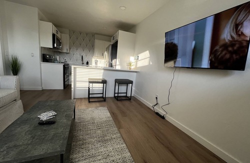 Midtown Apartment | Enjoy a stylish experience at this centrally-located place