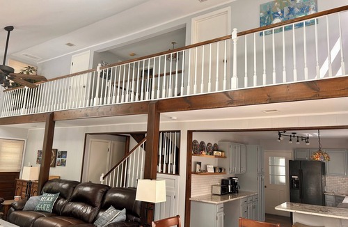 Littleton House | Enjoy Lake Gaston with our private dock and deep water.