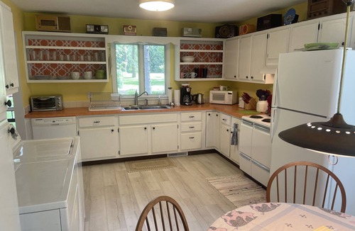 Benton Harbor Cottage | Enjoy peacefulness & nature in our pet friendly cottage along the St. Joe River.