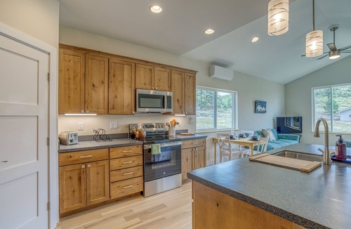Pagosa Highlands House | Enjoy the best of both worlds in this brand-new home—just minutes from Uptown Pagosa Springs, yet tucked away in a quiet, rural setting. Permit VRP-25-0367 Max Occupancy: 6