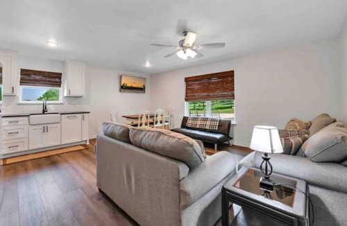 Moody Apartment | Enjoy the country views! Unit A