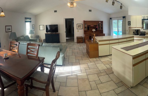 Spruce Creek House | Enjoy the Daytona 500 or Bike Week w/friends at this Port Orange 5 bed home.
