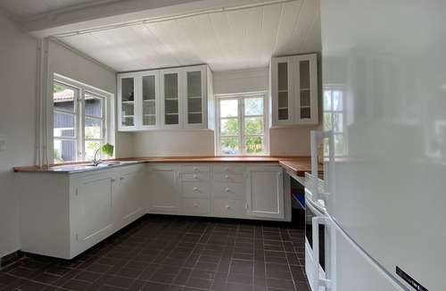 Gudhjem House | Enjoy the sunset above the fields.