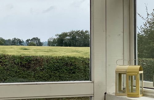 Gudhjem House | Enjoy the sunset above the fields.