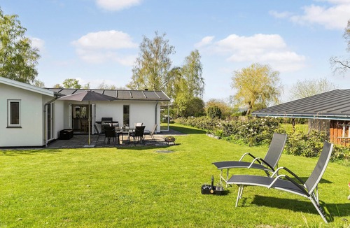 Borup House | Enjoy this pleasant vacation home near Lake Dyndet.