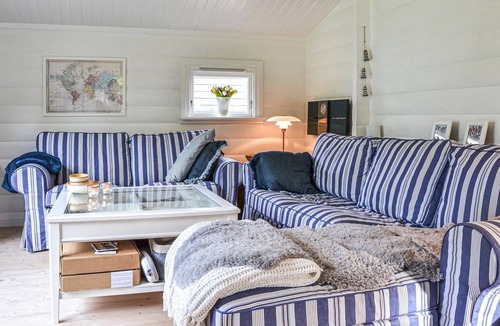 Olsted House | Enjoy this well-appointed vacation home, which has a great location right by the fjord.