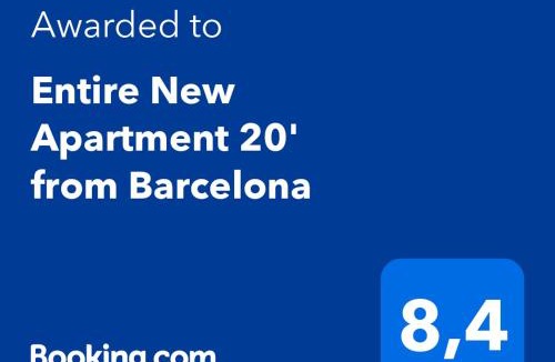 Sabadell Apartment | Entire New Apartment 20' from Barcelona