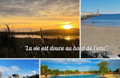 Port-la-Nouvelle Apartment | Entre Mer et Roseaux - Piscine chauffée - Proche centre et mer - Animaux bienvenus