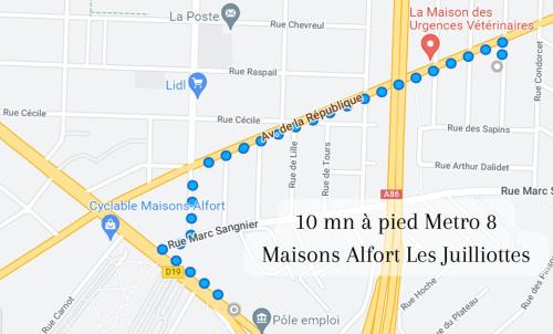 Maisons-Alfort Apartment | escale-marne fr - City Loft with rooftop view - Parking Gratuit - AC - Climatisation - 201