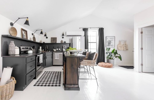 Downtown Apartment | Escape the ordinary and indulge in your own private, cozy oasis at this modern studio walk-up with private secret garden, bike storage and bike wash station.