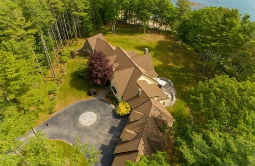 Yarmouth House | Estate Setting With Private Beaches, Bold Oceanfront, Deep Water Dock, and More