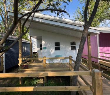 Cape Girardeau Resort | Euro Style Tiny Home with Deck