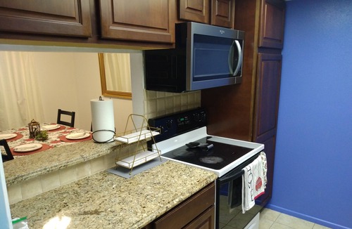 Oak Park - Northwood Condo | European-themed condo convenient to airport, shopping, and eats. Just say oui!