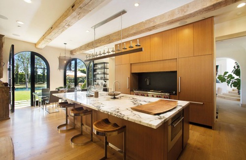 Eastern Malibu Villa | European Tuscan-style vacation home in a gated community