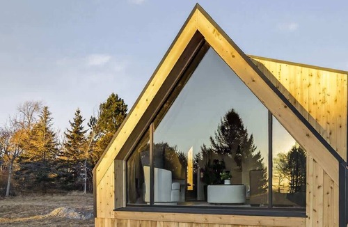 Bernard Cabin | Evergreen Cabin Ocean Front Acadia A Frame Studio