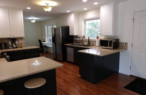 Valatie House | Evergreen House with Hot Tub