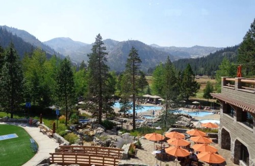 Olympic Valley Condo | Everline Resort & Spa: Valley View 2Q Rm. Ski, skate, golf, pools, spa, tennis
