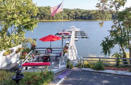 East Greenwich House | Exceptional 4BR Waterfront Home with Stunning Views, Waterfront Deck & Big Dock!