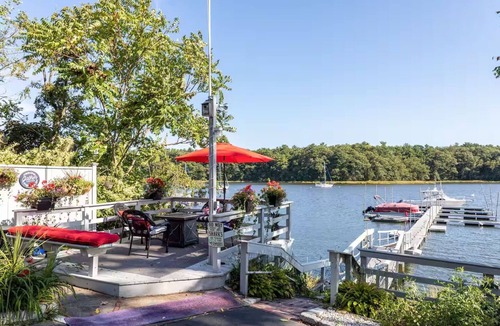 East Greenwich House | Exceptional 4BR Waterfront Home with Stunning Views, Waterfront Deck & Big Dock!