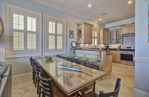 Delos Villa | Exceptional Beach Home! 2 Free Beach SRVS! Walk right down!