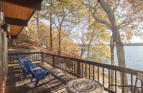 West Wareham House | Exceptional Lakefront "Deck" House with incredible water views!
