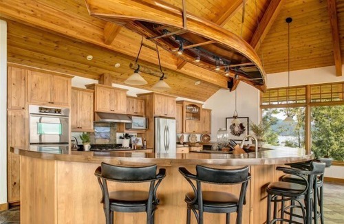 Sandpoint House | Exceptional Luxury, Private 365` Waterfront Home