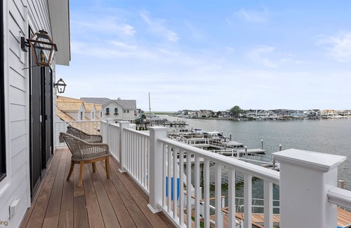 Stone Harbor House | EXCEPTIONAL LUXURY, CUSTOM, NEW CONSTRUCTION BAY FRONT HOME WITH POOL AND 3-STOP ELEVATOR.