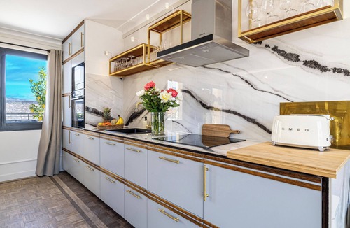 Thiers Apartment | Exceptional Penthouse, 2 BDR Suites, 3 spacious terraces, Sea view, Elevator, AC