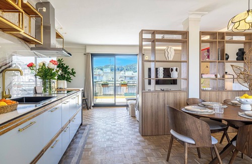 Thiers Apartment | Exceptional Penthouse, 2 BDR Suites, 3 spacious terraces, Sea view, Elevator, AC