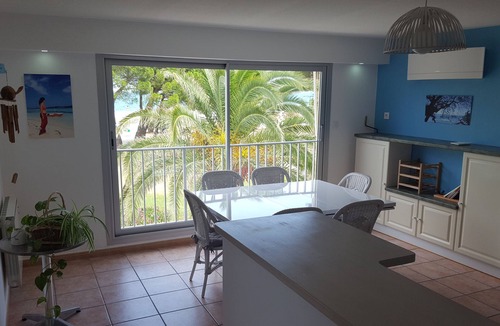 Argeles Plage Apartment | Exceptional sea view, seafront, Argeles Plage, Climatisation, Large apartment