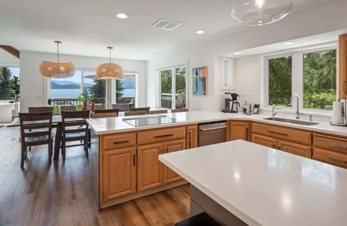 Sandpoint House | Exceptional Waterfront | Dock, Beach