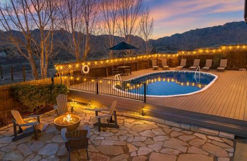 Moab South Valley House | Exclusive Retreats 6 Bedroom 6 Bath Desert Paradise with Private Heated Pool