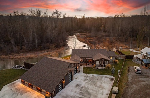Kalispell House | Exclusive Riverfront Estate - Two Private Homes