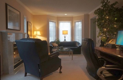 Burlington House | Executive Family Home with awesome back yard patio available for monthly rental