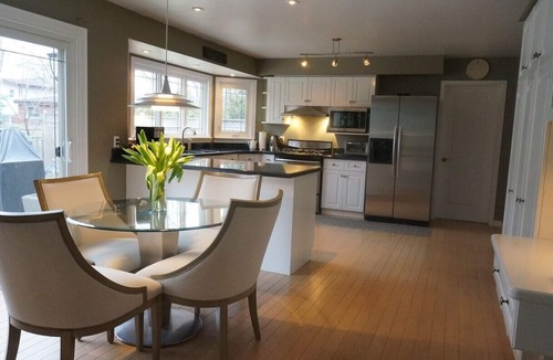Burlington House | Executive Family Home with awesome back yard patio available for monthly rental