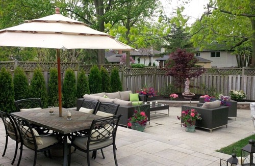 Burlington House | Executive Family Home with awesome back yard patio available for monthly rental