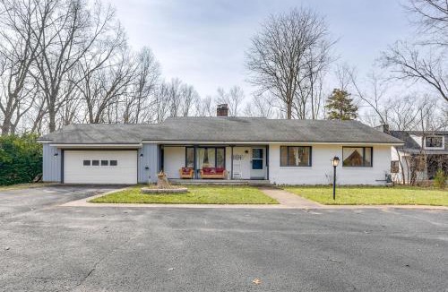 Allegan House | Expansive Lakefront! Allegan Hideaway w/Game Room