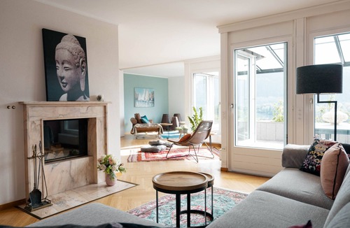 Weesen Apartment | "Experience Exclusivity and Scenic Views at Apartment Mariahalden, Weesen"
