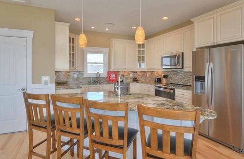 Yaupon Beach House | Experience luxury at A Perfect View in Oak Island, where oceanfront bliss awaits.