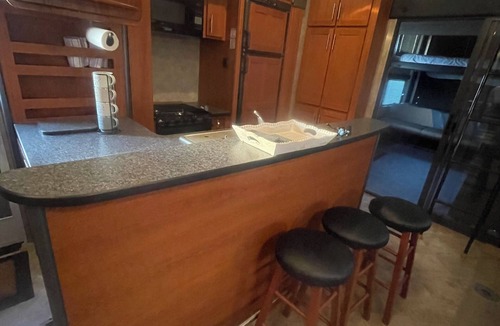 Galveston House | Experience RVing at Jamaica Beach RV resort without purchasing an RV!